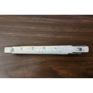 Fix N Save Rul-Wel Folding Wooden Measuring Ruler 6' (72 Inches) Made In France